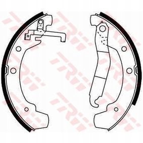 Brake shoe set VW 2.4D