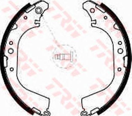 Brake shoe set TOYOTA