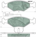 Brake pad set FIAT FIORINO