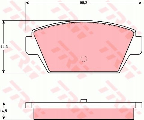 Brake pad set MITSUBISHI GALANT Brake pad set MITSUBISHI GALANT