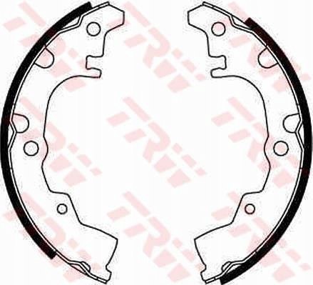 Brake shoe set DAIHATSU