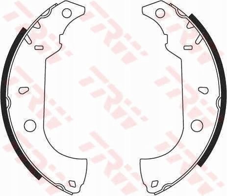 Brake shoe set FIAT TIPO