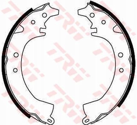 Brake shoe set TOYOTA CELICA,CARINA