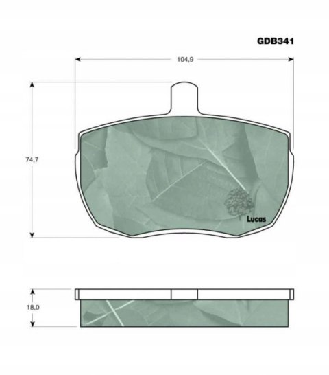 Brake pad set FORD Brake pad set FORD