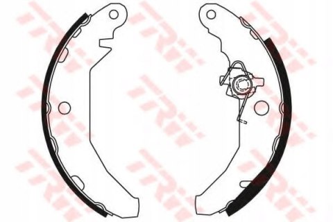 Brake shoe set FORD