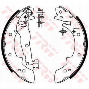 TRW Szczęki hamulcowe BMW E30 RENAULT 16 18 21 25