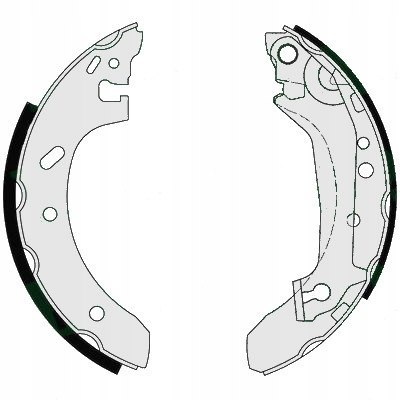 Brake shoe set