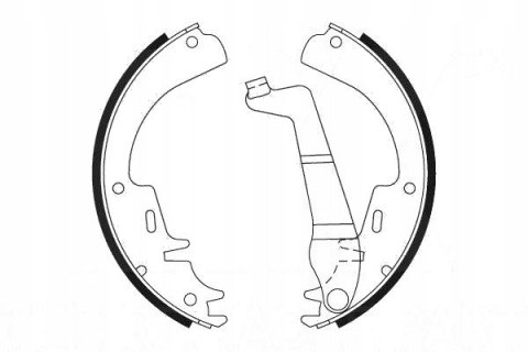 Brake shoe set