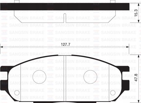 Brake pad set MITSUBISHI Brake pad set MITSUBISHI