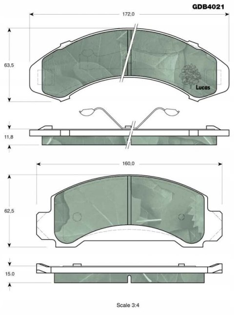 Brake pad set FORD EUROSTAR Brake pad set FORD EUROSTAR