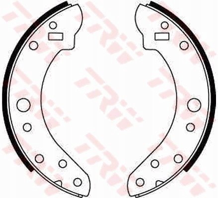 Brake shoe set ROVER