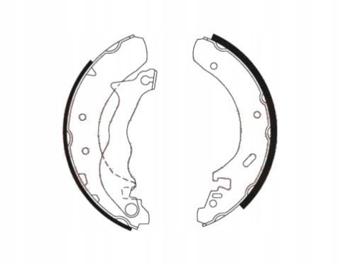 Brake shoe set