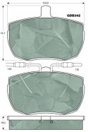 Brake pad set FIAT IVECO,ALFA ROMEO