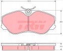 Brake pad set NISSAN