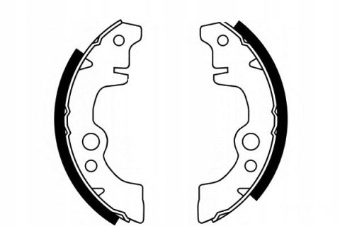 Brake shoe set RENAULT 4,5,6,7