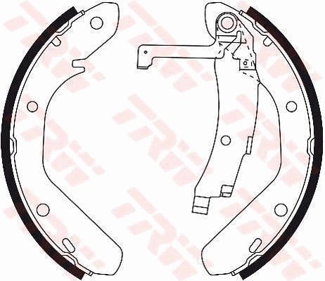 Brake shoe set VW,PASSAT