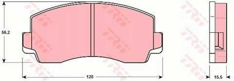 Brake pad set TOYOTA,MITSUBISHI Brake pad set TOYOTA,MITSUBISHI