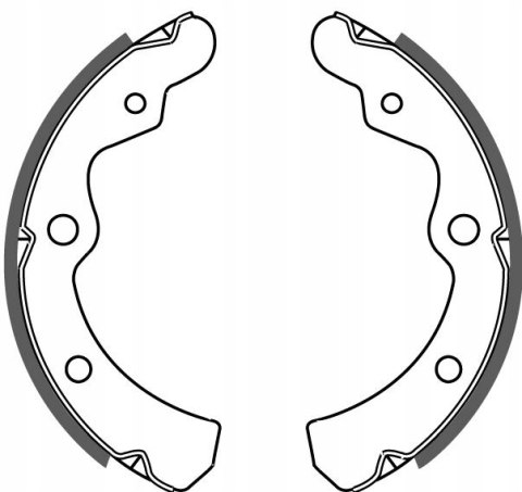 Brake shoe set SUBARU 1.8