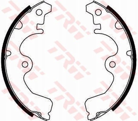 Brake shoe set TOYOTA