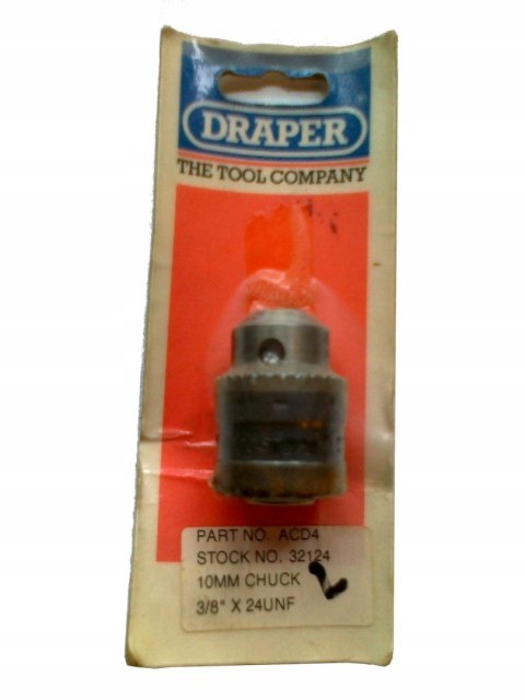 3/8"X24UNF GEARED DRILL CHUCK