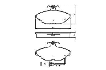 Brake Pad Set AUSTIN