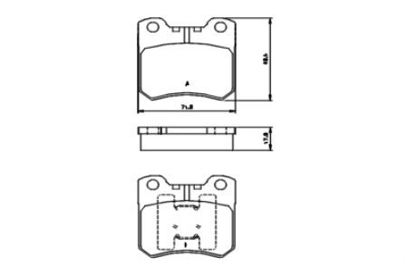 Brake Pad Set CITROEN SAXO