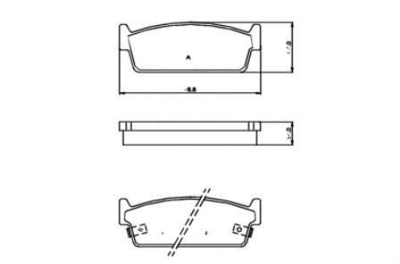 Brake Pad Set NISSAN 200 SX