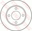 Brake disc AUDI 100 2.3