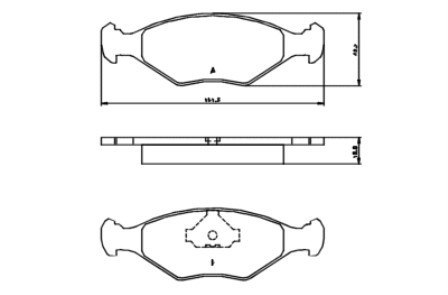 Brake Pad Set FIAT FIORINO