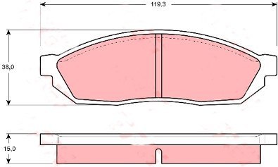 Brake Pad Set HONDA