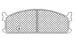 Brake Pad Set VAUXHALL