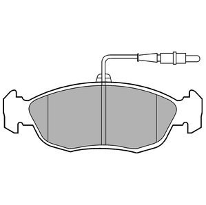 Klocki przód Citroen Xara Saxo Peugeot 106 306