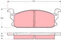 Brake Pad Set DAIHATSU CHARAD