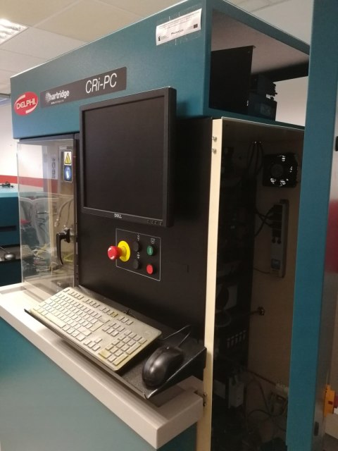 Used HARTRIDGE test bench - CRi-PC - 4 line for CR injectors OE DELPHI C2i/C4i Used HARTRIDGE test bench - CRi-PC - 4 line for CR injectors OE DELPHI C2i/C4i