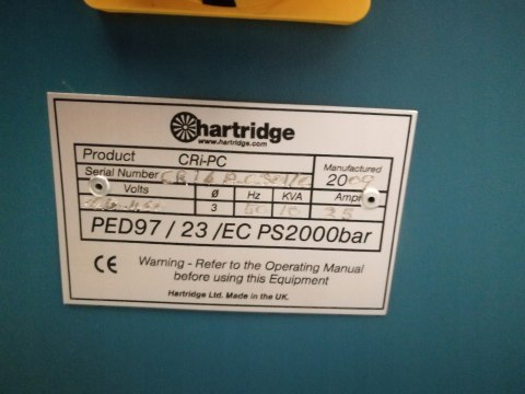 Used HARTRIDGE test bench - CRi-PC - 4 line for CR injectors OE DELPHI C2i/C4i Used HARTRIDGE test bench - CRi-PC - 4 line for CR injectors OE DELPHI C2i/C4i