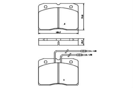 Brake Pad Set FIAT,IVECO