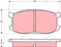 Brake Pad Set MAZDA 323