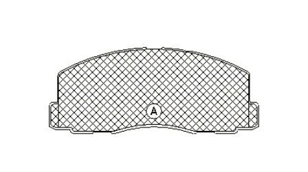 Brake Pad Set MITSHUBISHI