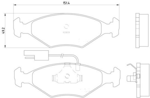 Brake Pad Set FIAT SIENA