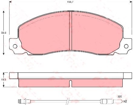 Brake Pad Set RENAULT TRAFIC