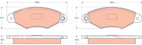 Brake Pad Set PSA