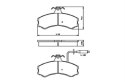 Brake Pad Set CITROEN,FIAT