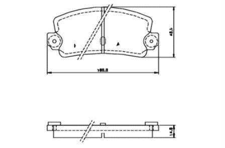 Brake Pad Set RENAULT