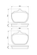 Brake Pad Set FORD TRANSIT