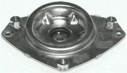 Upper shock mount bearing