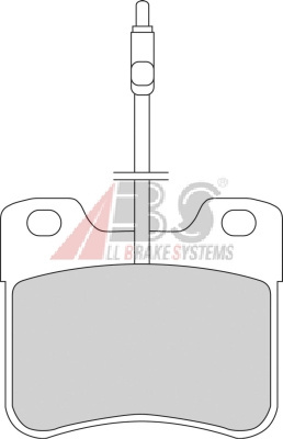 Komplet klocków hamulcowych Citroen AX SAXO 1.0 1.4GT 87-