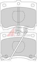 BRAKE PADS Kia/Mazda Pride/121 (V) 88-