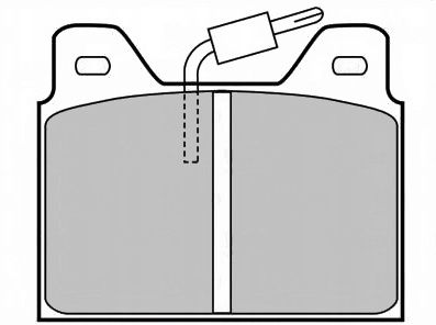 Brake pad set PEUGEOT 505