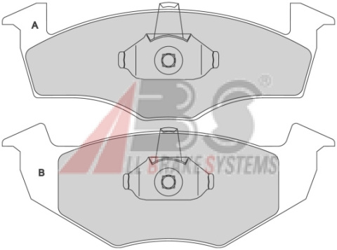 BRAKE PADS Seat/Volkswagen Cordoba/Ibiza/Golf III (F) 97- BRAKE PADS Seat/Volkswagen Cordoba/Ibiza/Golf III (F) 97-