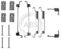 Komplet osprzętu szczęk hamulcowych Honda Rover 200SER 400SER -ABS 89-